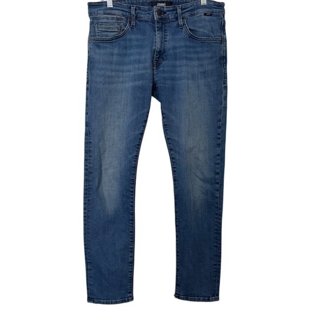 Mavi Jake Slim Leg Stretch Light Wash Jeans Mens 33 x 30